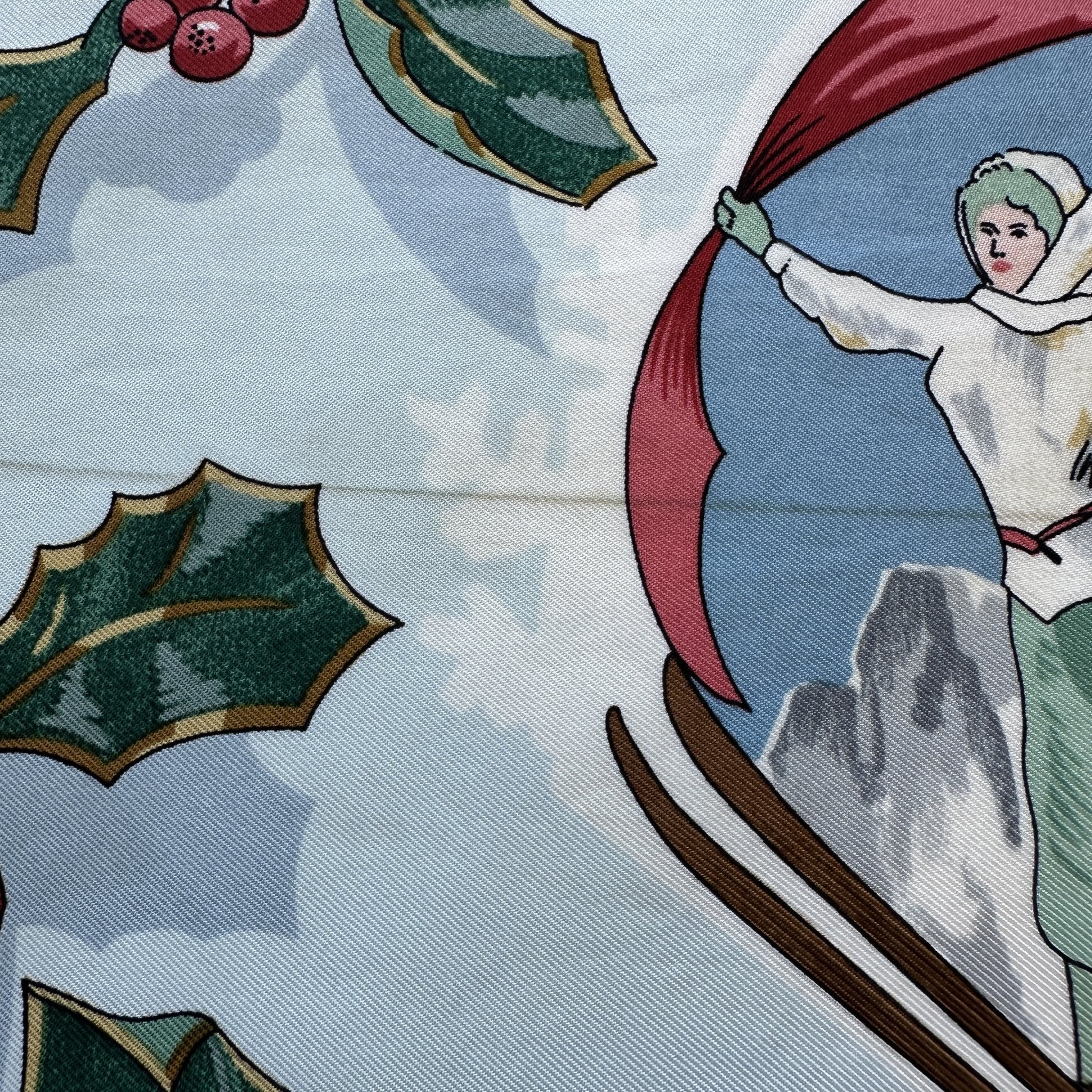 Old-Fashioned Snow - HERMES SCARF 90 CM