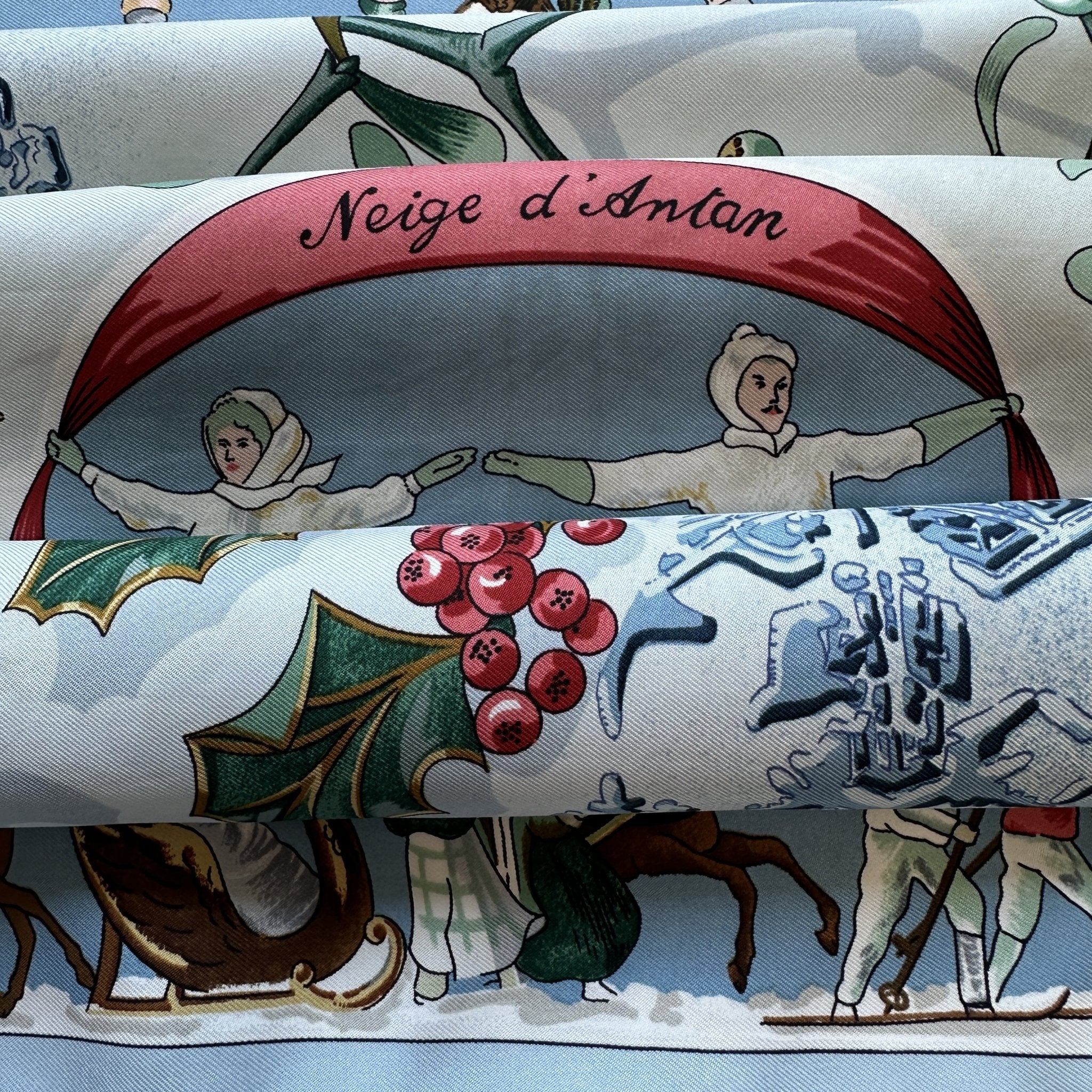 Old-Fashioned Snow - HERMES SCARF 90 CM