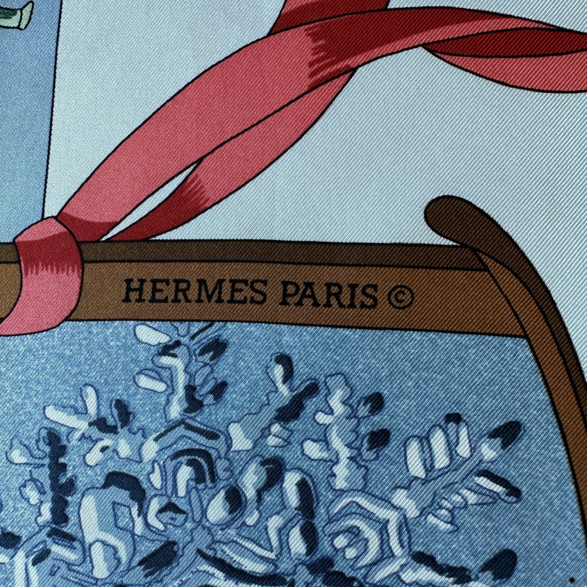 Old-Fashioned Snow - HERMES SCARF 90 CM