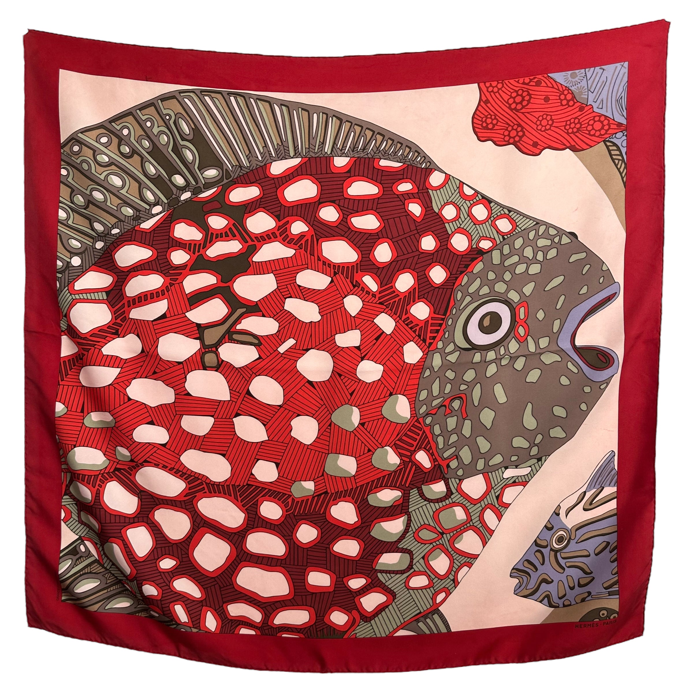 Deep Sea Detail - HERMES SCARF 90 cm