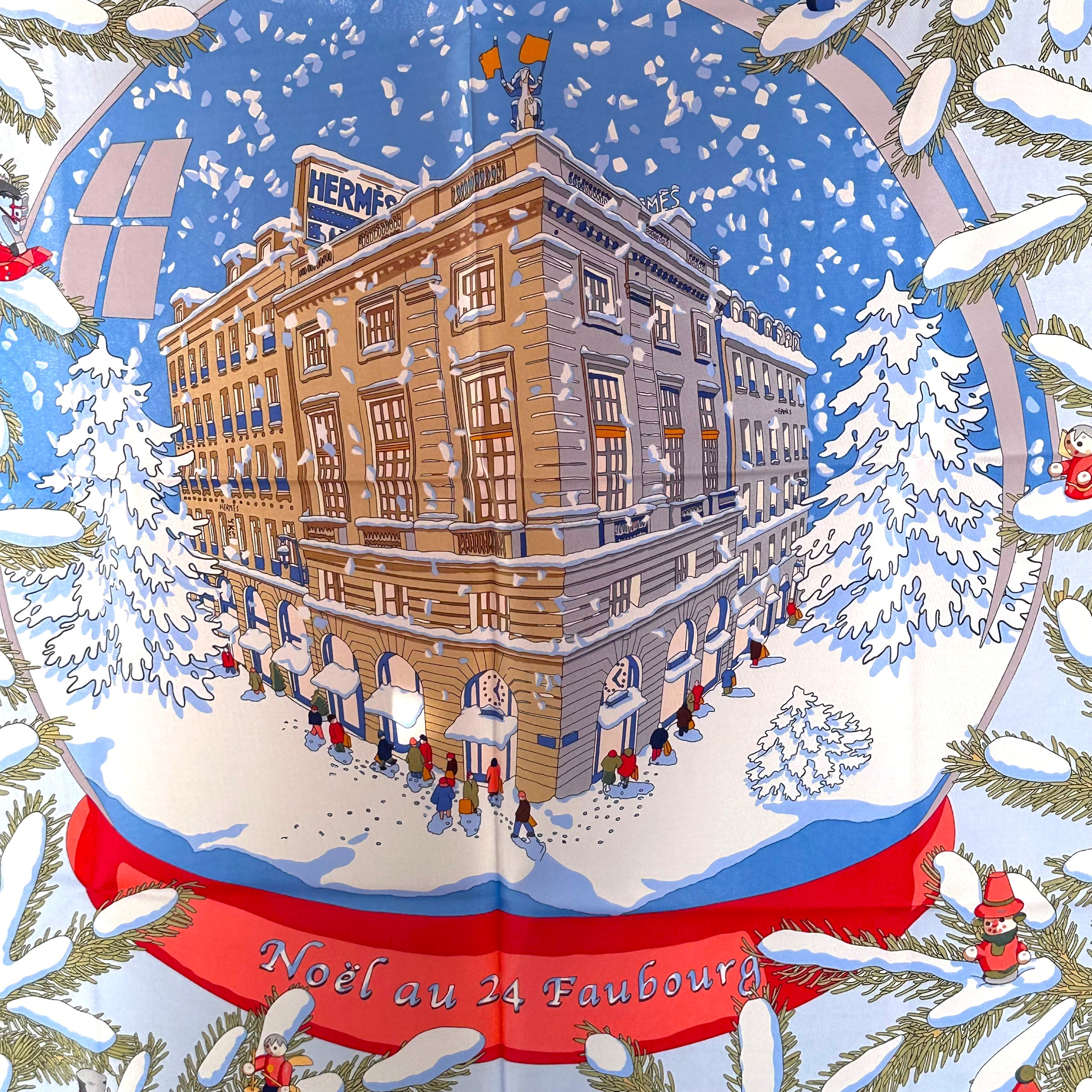 CHRISTMAS AT 24 FAUBOURG-RYBALTCHENKO-CARRE HERMES 90CM