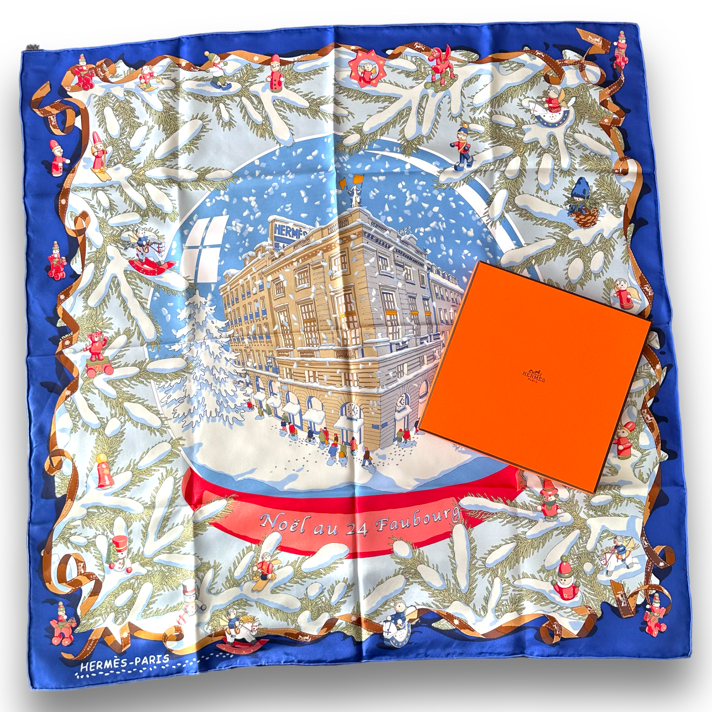 CHRISTMAS AT 24 FAUBOURG-RYBALTCHENKO-CARRE HERMES 90CM